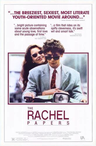 The Rachel Papers Moviepedia Fandom