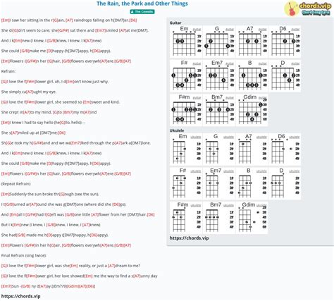 The Rain The Park And Other Things chords & tabs by Cowsills …