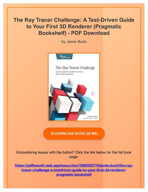 The Ray Tracer Challenge A Test Driven Guide To Y