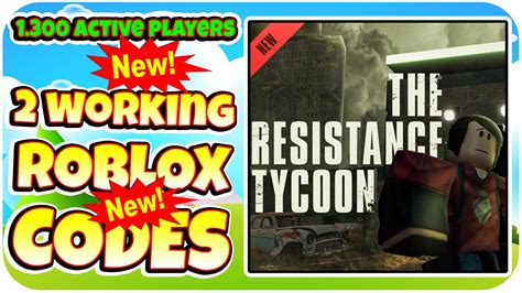 The Resistance Tycoon Codes (April 2024) - Roblox