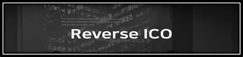 The Reverse ICO Approach: Building on Existing Success