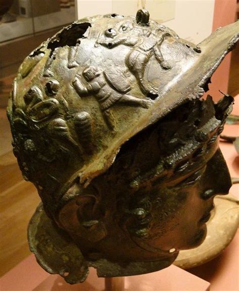 The Ribchester Helmet, a Roman artifact discovered by …