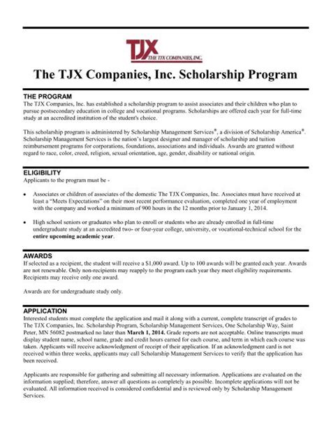 The Robin L. Kaplan ’90/TJX Companies Memorial Scholarship