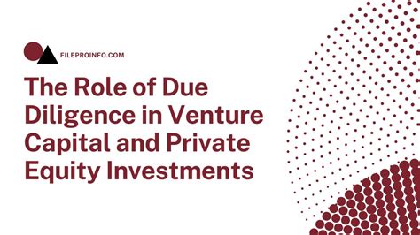 The Role of Due Diligence in Private Equity Investing