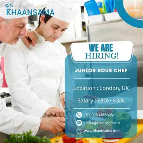 The Royal Household Senior Sous Chef Job in London, England