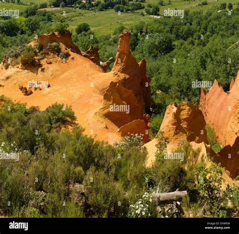 The Rustrel Colorado Provences Otherworldly Ochre Landscape