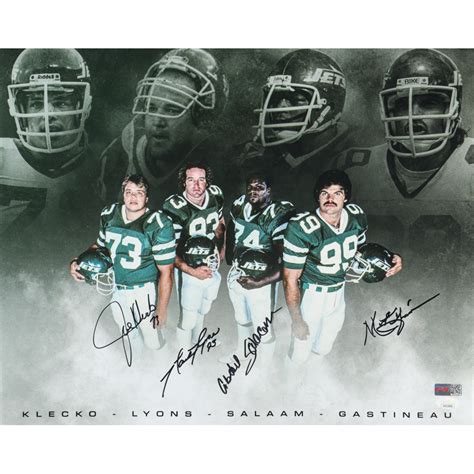 The Sack Exchange New York Jets Autograph 16x20 …