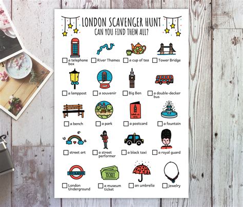 The Scavenger Hunt, London Roadtrippers