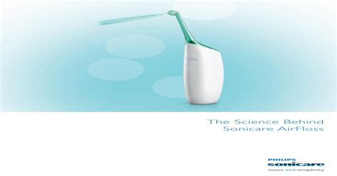 The Science Behind Sonicare AirFloss - Philips