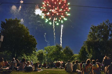 The Scotia Fireworks show presented by Jumpin' Jack's lights up Freedom Park