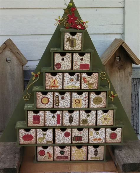 The Scrap Zone Advent Calendar Tree •READY•TO•GO•PROJECT•