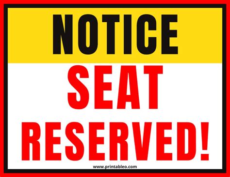 The Seat I Reserved Isn