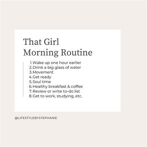 The Secret to a “That Girl” Morning Routine — Wellness By Her