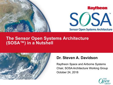 The Sensor Open Systems Architecture pdf download