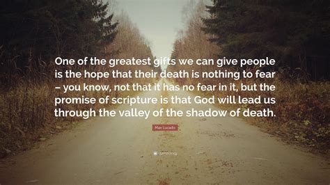 The Shadow of Death - Max Lucado