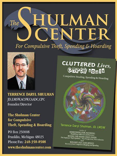 The Shulman Center for Compulsive Theft, Spending and Hoarding