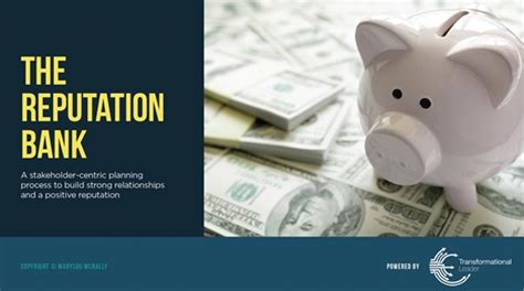 The Significance of a Bank's Reputation