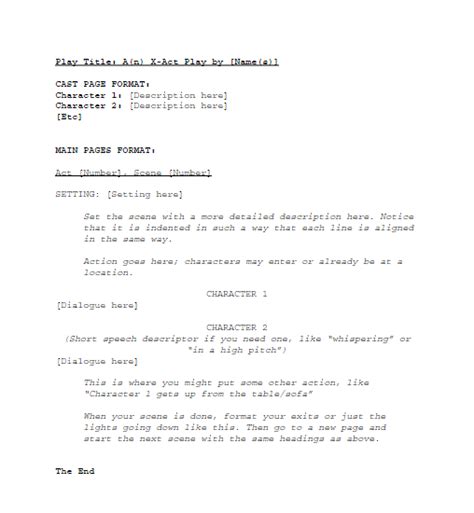 The Simple Guide To Formatting A Stage Play Script By Emily Stepp Medium