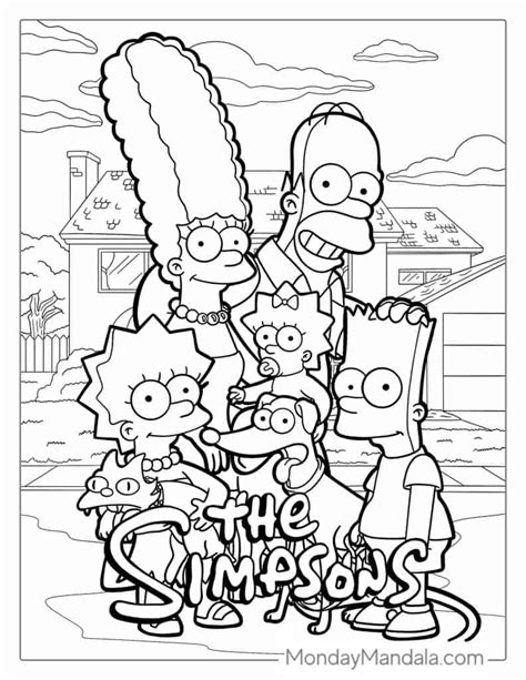 The Simpsons Characters Coloring Pages - Coloring Pages