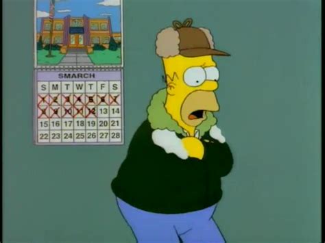 The Simpsons on Twitter: ""Lousy Smarch weather.""