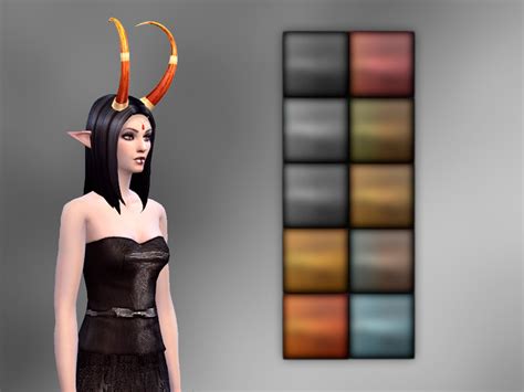 The Sims Resource - *Betrayal* Horn Accessory Unisex