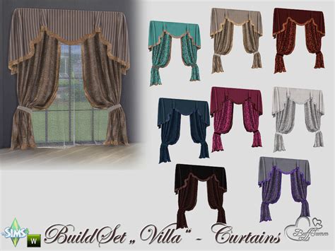 The Sims Resource - Build-A-Villa Curtain 04