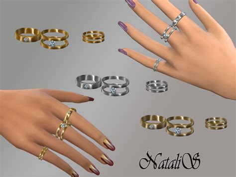 The Sims Resource - Female Rings