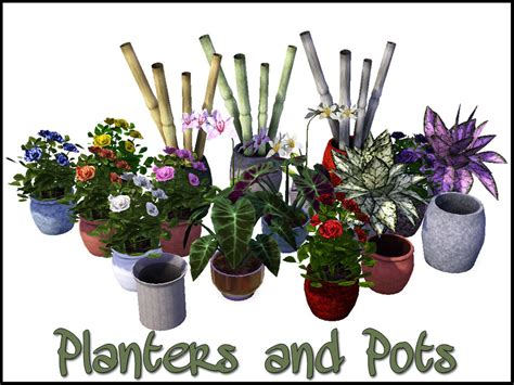 The Sims Resource - Flower Pot Planter