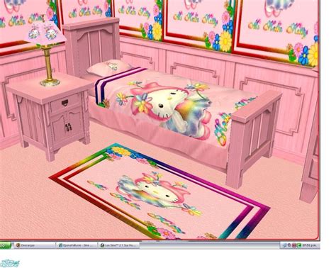 The Sims Resource - Hello Kitty Bed