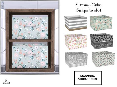 The Sims Resource - Magnolia Laundry Room Storage Cube