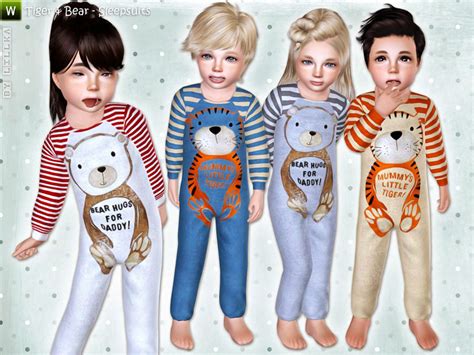 The Sims Resource - Snuggle Pyjamas - Set