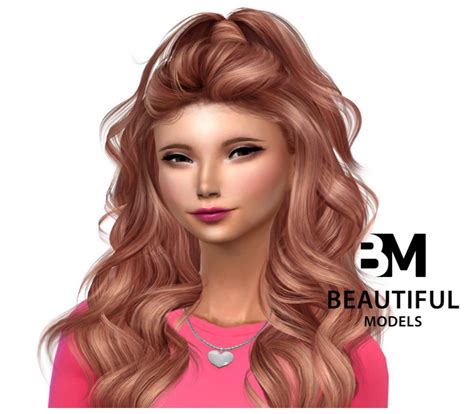 The Sims Resource - WINGS-ER0729-Lightsome horsetail hair style