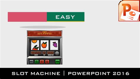 The Slot Machine Animation In Powerpoint 2016 Tutorial Youtube