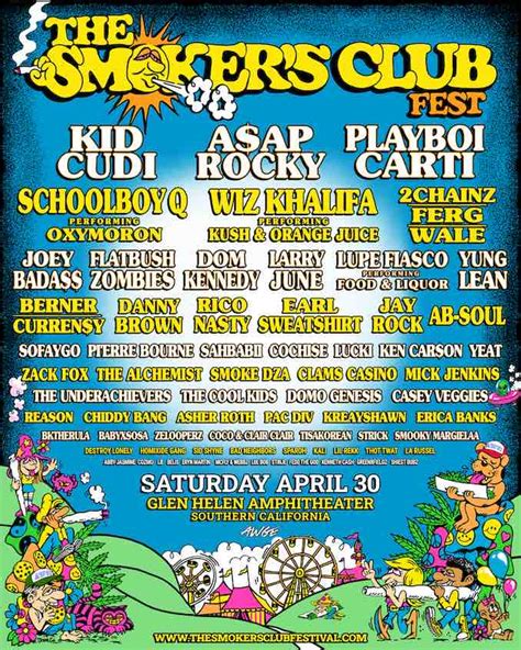 The Smokers Club Festival 2022 Tickets Price