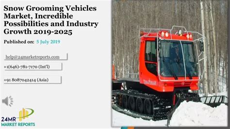 The Snow Grooming Vehicles market insights encompass