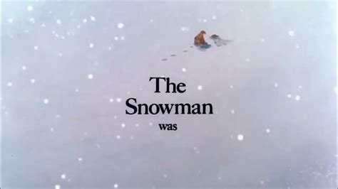 The Snowman (1982) ending By The Vincenzo Collection …