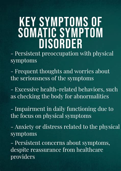 The Somatic Symptom Disorder - ScienceDirect