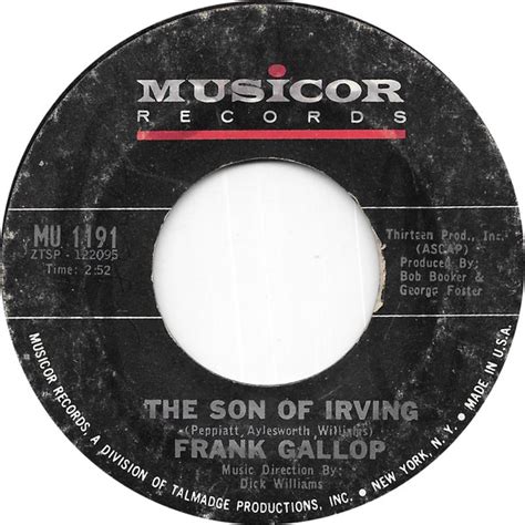 The Son of Irving — Frank Gallop Last.fm