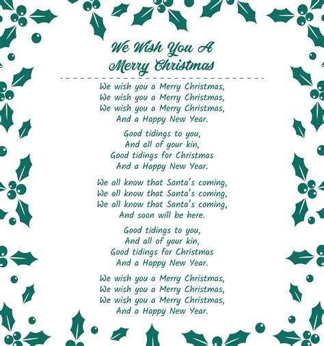 The Sound Of Music Christmas Carols Lyrics Christmas Lyrics Christmas Songs Lyrics