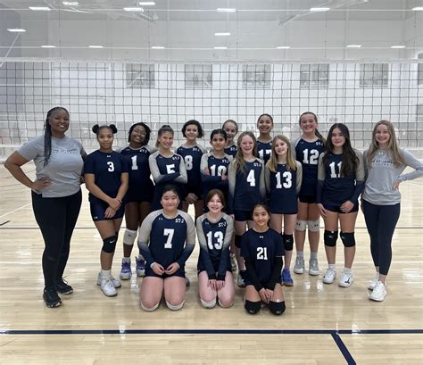 The St. James Girls 12U Navy - The St. James Volleyball