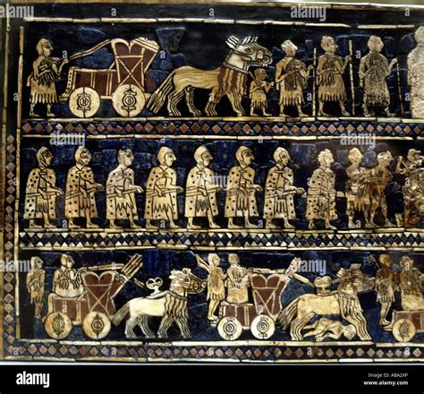 The Standard of Ur – Mesopotamia Mosaic - Mosaic Art Source