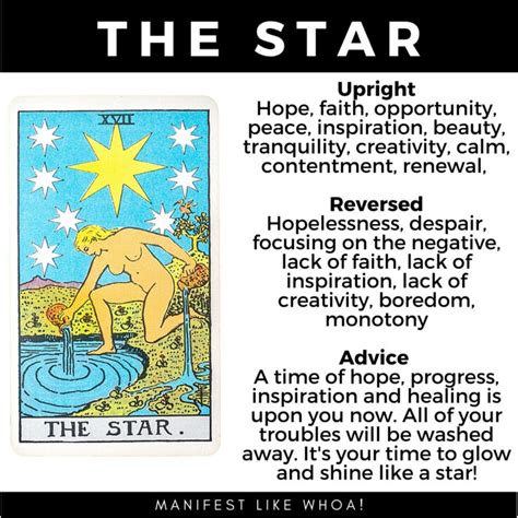 The Star Tarot Card Meaning - thetarotguide