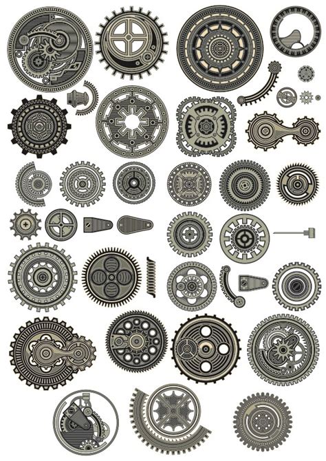 The Steampunk Vector Design Kit Free Download Vector Design Retro Vector Illustration Retro Vector
