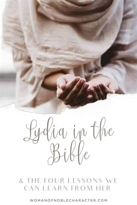 The Story of Lydia in the Bible - Woman of Noble Character