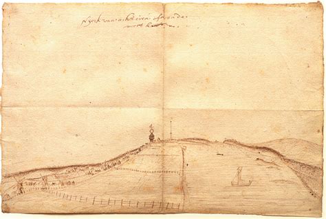 The Story of a 400-Year-Old Sketch Made by a Dutch Visitor to Downtown