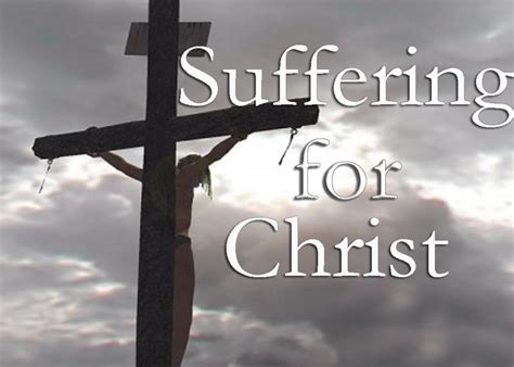 The Suffering Jesus: An Example for Every Christian