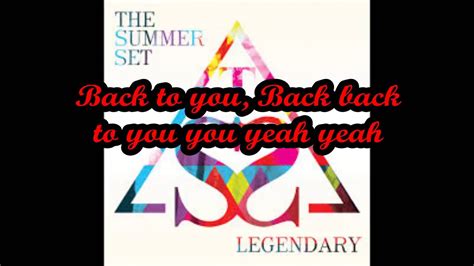 The Summer Set - Boomerang lyrics