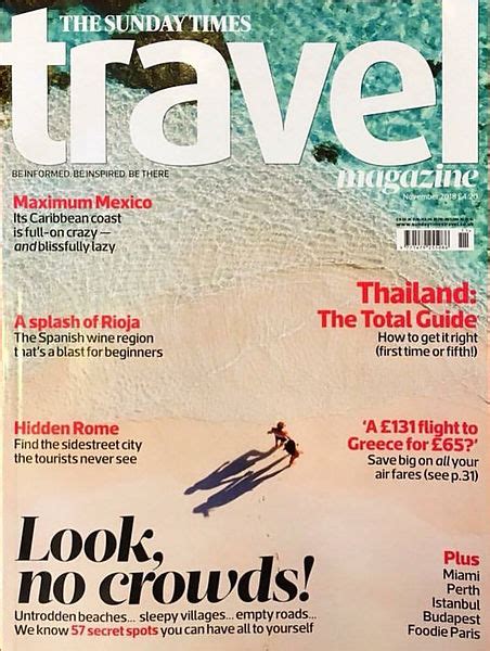 The Sunday Times Travel Magazine - media