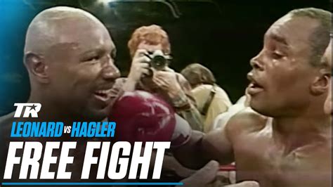 The Super Fight Sugar Ray Leonard vs Marvin Hagler - YouTube