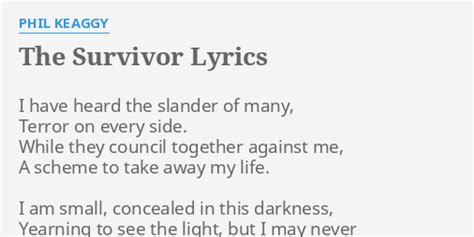 The Survivor - song and lyrics by Phil Keaggy Spotify